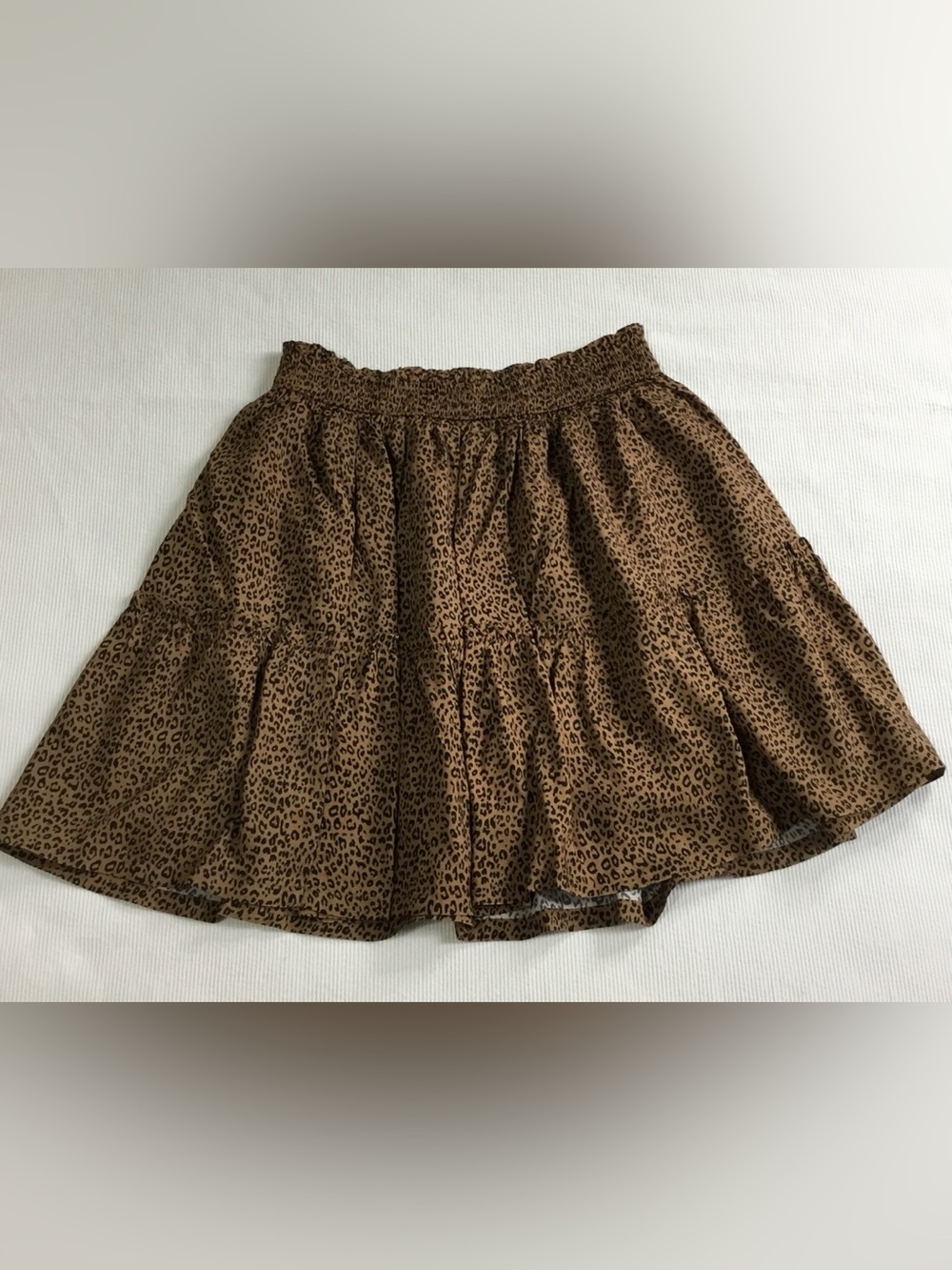 GAP Kids Leopard Print Tiered Skort - Brown - K721